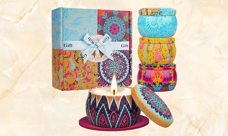 YINUO LIGHT Aromatherapy Soy Candle Set